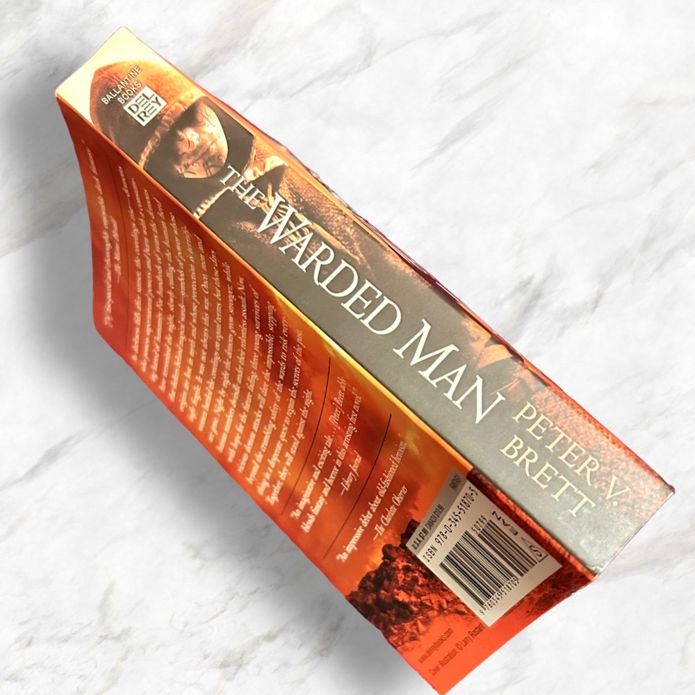 The Warded Man by Peter V. Brett New Paperback Dark fantasy fiction - Picture 2 of 4